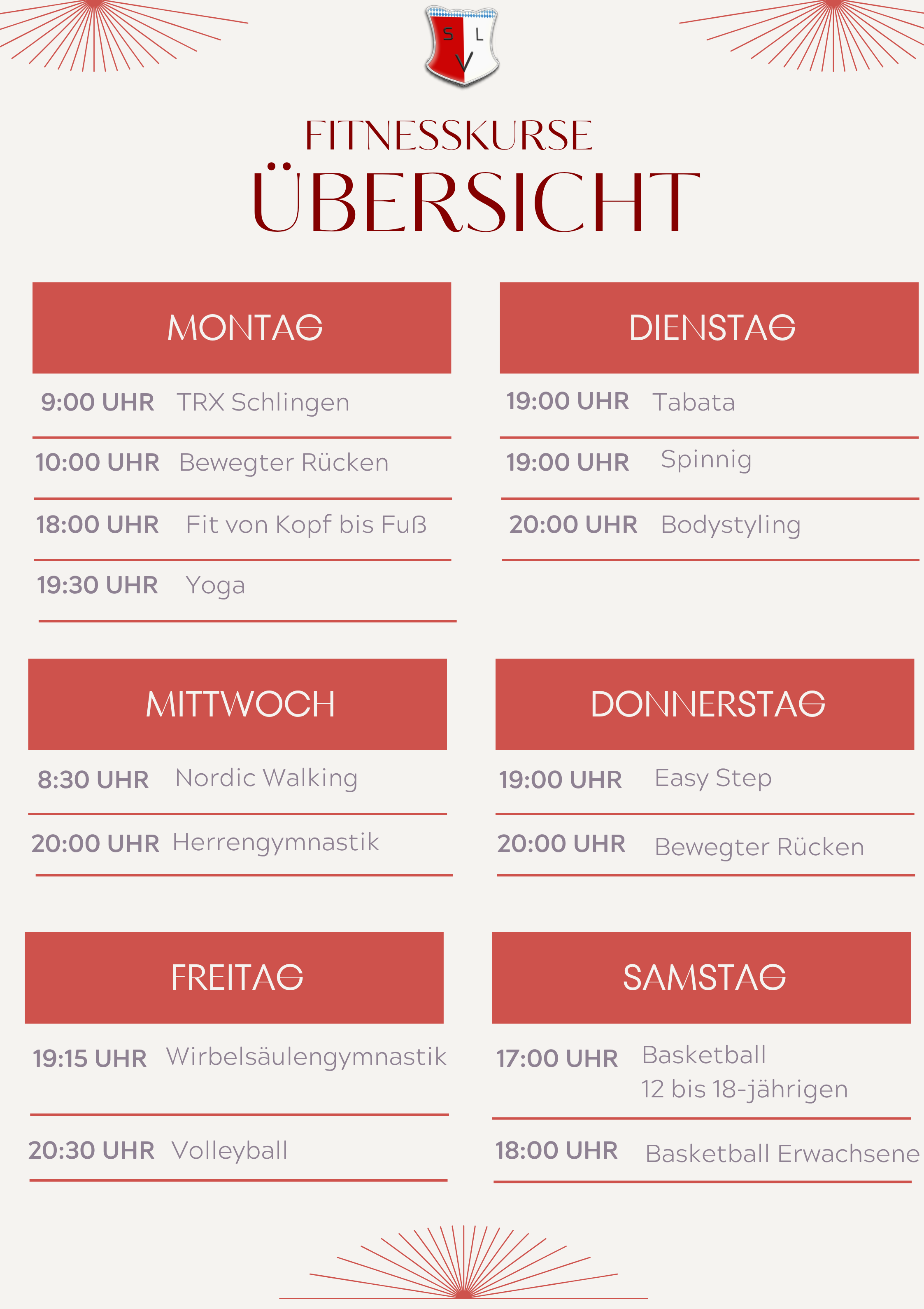 Angebot für Erwachsene